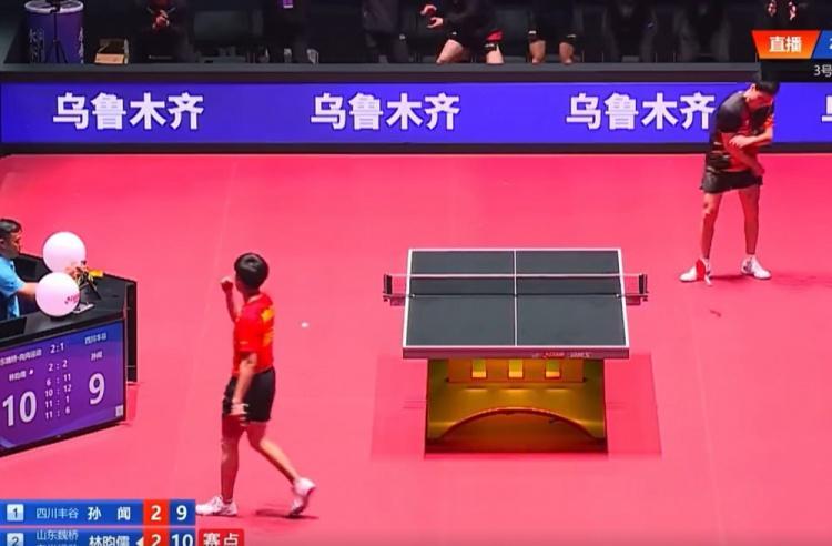 pulse-kaiyun.com-输球后摔拍发泄！乒协官方：孙闻停赛一轮，不得参与今天上午比赛